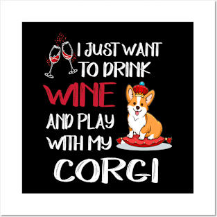 I Want Just Want To Drink Wine (4) Posters and Art